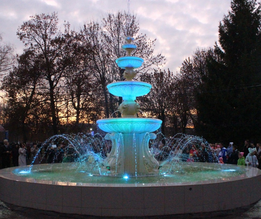 Открытие фонтана в парке г.Ртищево