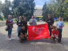 Транспортные полицейские Ртищево провели патриотическую акцию в День Государственного флага