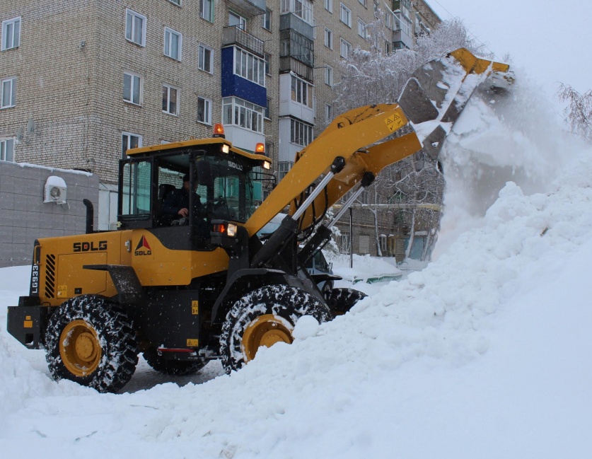 последствия снегопада в Ртищево