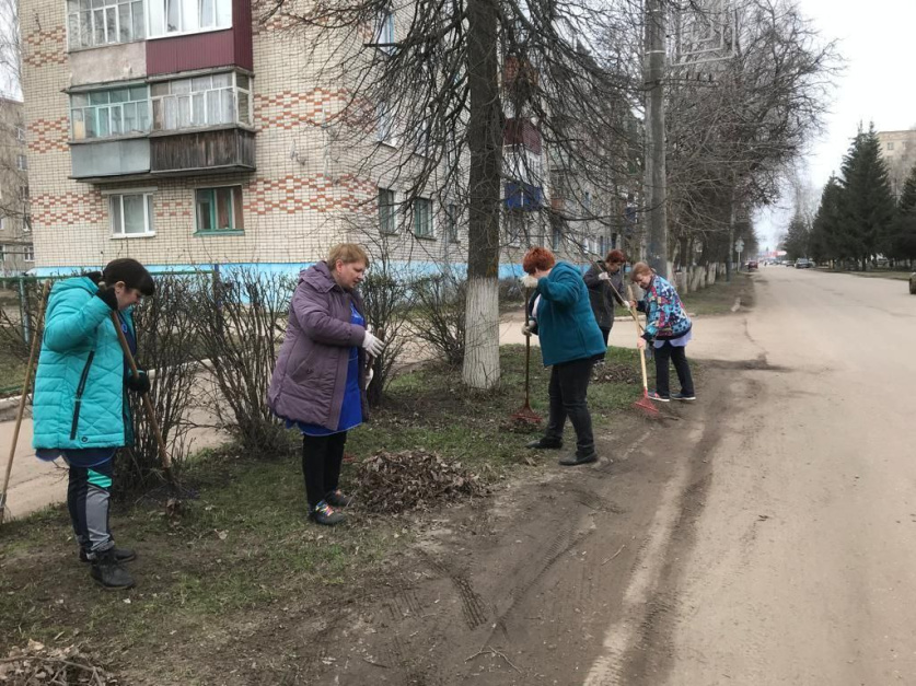 В Ртищеве прошёл субботник
