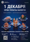 Имущественные налоги физических лиц за 2025 год необходимо оплатить не позднее 1 декабря 2026 года