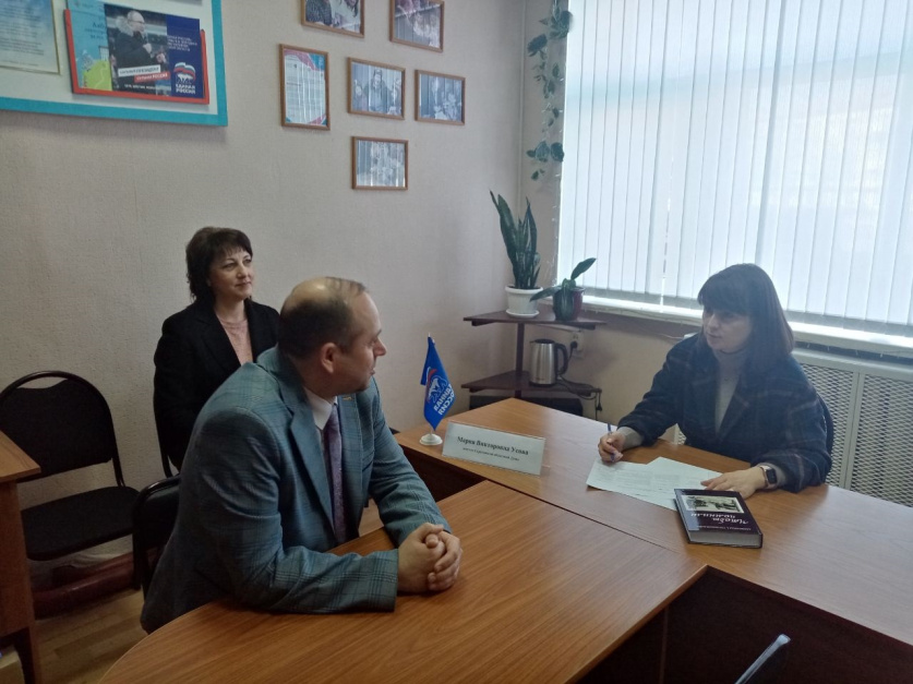 Депутат Саратовской областной думы Мария Усова посетила Ртищевский район