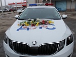Акция «Цветы для автоледи» прошла в г.Ртищево