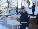 На площади Памяти и Славы состоялся митинг, приуроченный ко Дню защитника Отечества.
