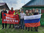 Ветерану Великой Отечественной войны Михаилу Семеновичу Калинкину благоустроили придомовую территорию.