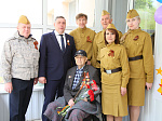 Ветераны принимали поздравления