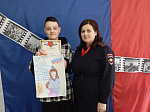 В Ртищево транспортные полицейские и общественники наградили победителей конкурса детского рисунка