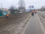 В Ртищеве началась уборка территории