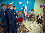 Дети стали экскурсоводами для будущих лётчиков