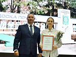 Состоялось открытие обновлённой Доски почёта.