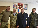 Глава Ртищевского района встретился с участниками СВО