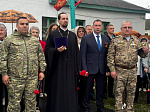 Сегодня состоялся митинг, посвящённый открытию стелы, павшим в годы Великой Отечественной Войны в посёлке Луч