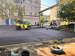 В городе продолжается ремонт дворов