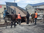На тротуарах Ртищева - новый асфальт