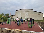 В поселке Первомайском установлена новая спортивная площадка
