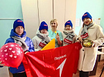 Лицеисты поздравили врачей с 8 марта!