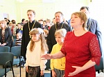 Воспитанники воскресной школы соборного храма выступили с пасхальной постановкой в Городском культурном центре