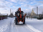В Ртищеве ликвидируются последствия снегопада и ледяного дождя