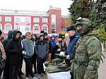 В городе Ртищево прошла патриотическая акция, посвященная Дню призывника