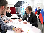 Игорь Комаров принял участие в голосовании на выборах депутатов Государственной Думы