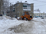 Идёт уборка снега