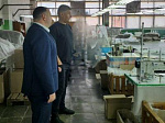 Глава Ртищевского района Александр Жуковский посетил ООО "ВОЛЖСКАЯ ПЕРО-ПУХОВАЯ ФАБРИКА"
