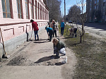 Работники сферы образования поддержали инициативу и присоединились к общегородскому субботнику!