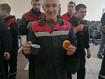 Коллектив Сервисного локомотивного депо Ртищево поздравили мужчин с праздником