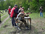Молодые железнодорожники соревновались в военно- спортивной игре "Зарница"