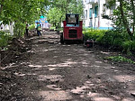 В городе продолжаются работы по ремонту тротуаров