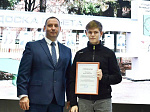 Состоялось открытие обновлённой Доски почёта.