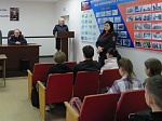 Студенческий десант посетил линейный отдел МВД России на станции Ртищево