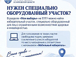 Доступное голосование: информация для лиц с ограниченными возможностями здоровья и инвалидностью