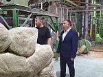 Глава Ртищевского района Александр Жуковский посетил ООО "ВОЛЖСКАЯ ПЕРО-ПУХОВАЯ ФАБРИКА"