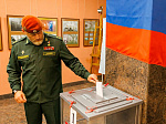 Герой России генерал-лейтенант Александр Белоглазов проголосовал на выборах