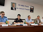 В Ртищево сотрудники линейного отдела подвели итоги оперативно-служебной деятельности за 1 полугодие текущего года
