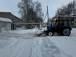 Продолжаются работы по расчистке дорог