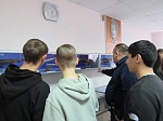 Студенческий десант посетил линейный отдел МВД России на станции Ртищево