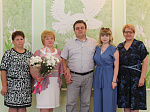Супруги Богомоловы удостоены медали «За любовь и верность»