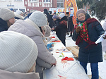 Сегодня на центральной площади города прошли традиционные гулянья «Широкая Масленица»