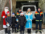 Ртищевские школьники поздравили тех,  кто работает в новогодние праздники